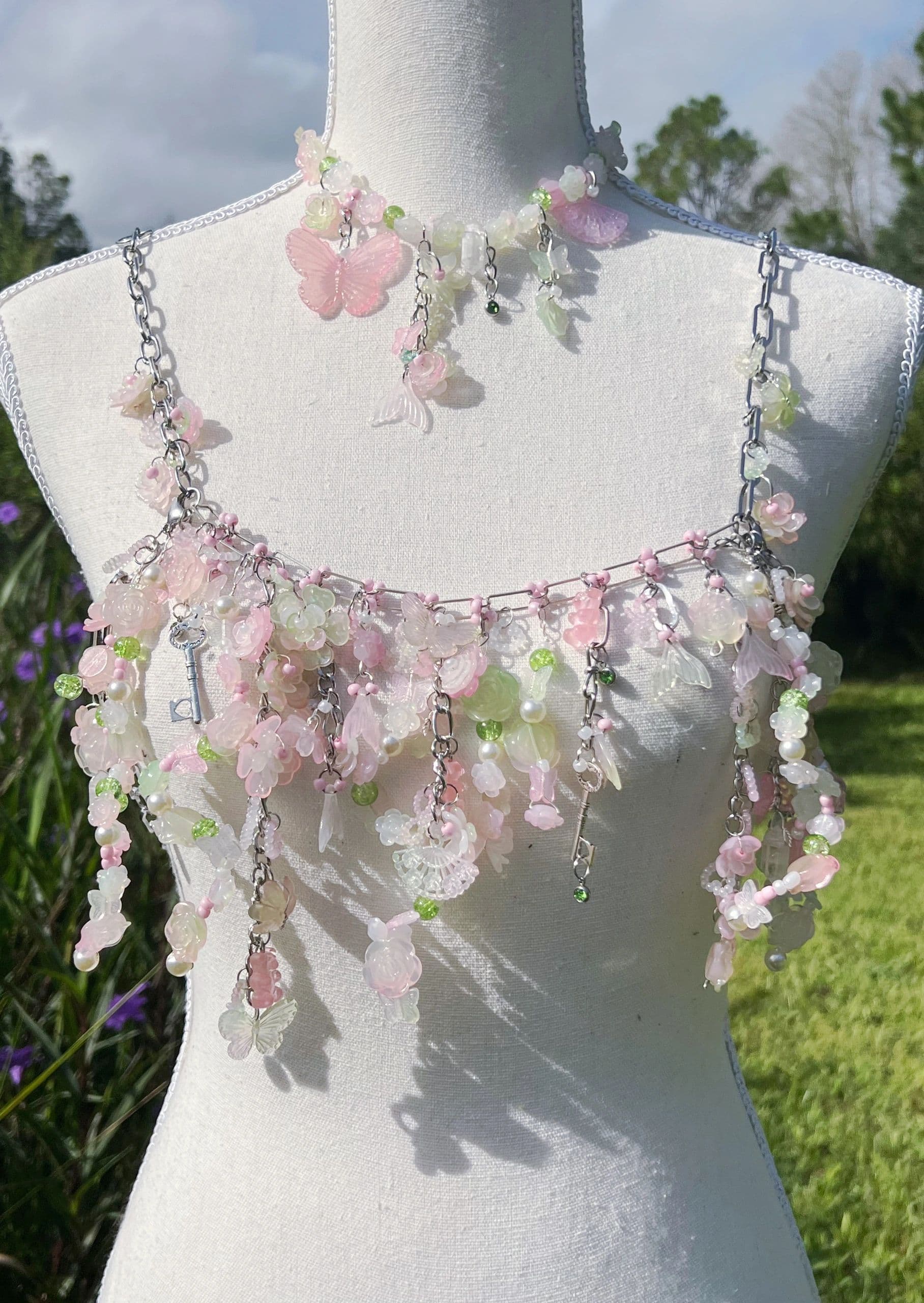 Fairy Quartz Flower Harness