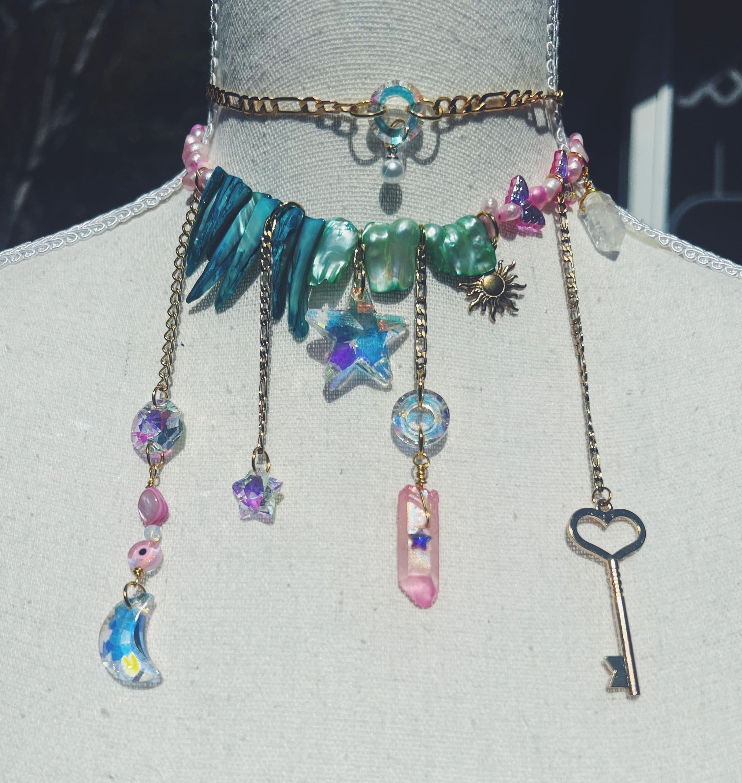 Pearl Goddess Necklace Set