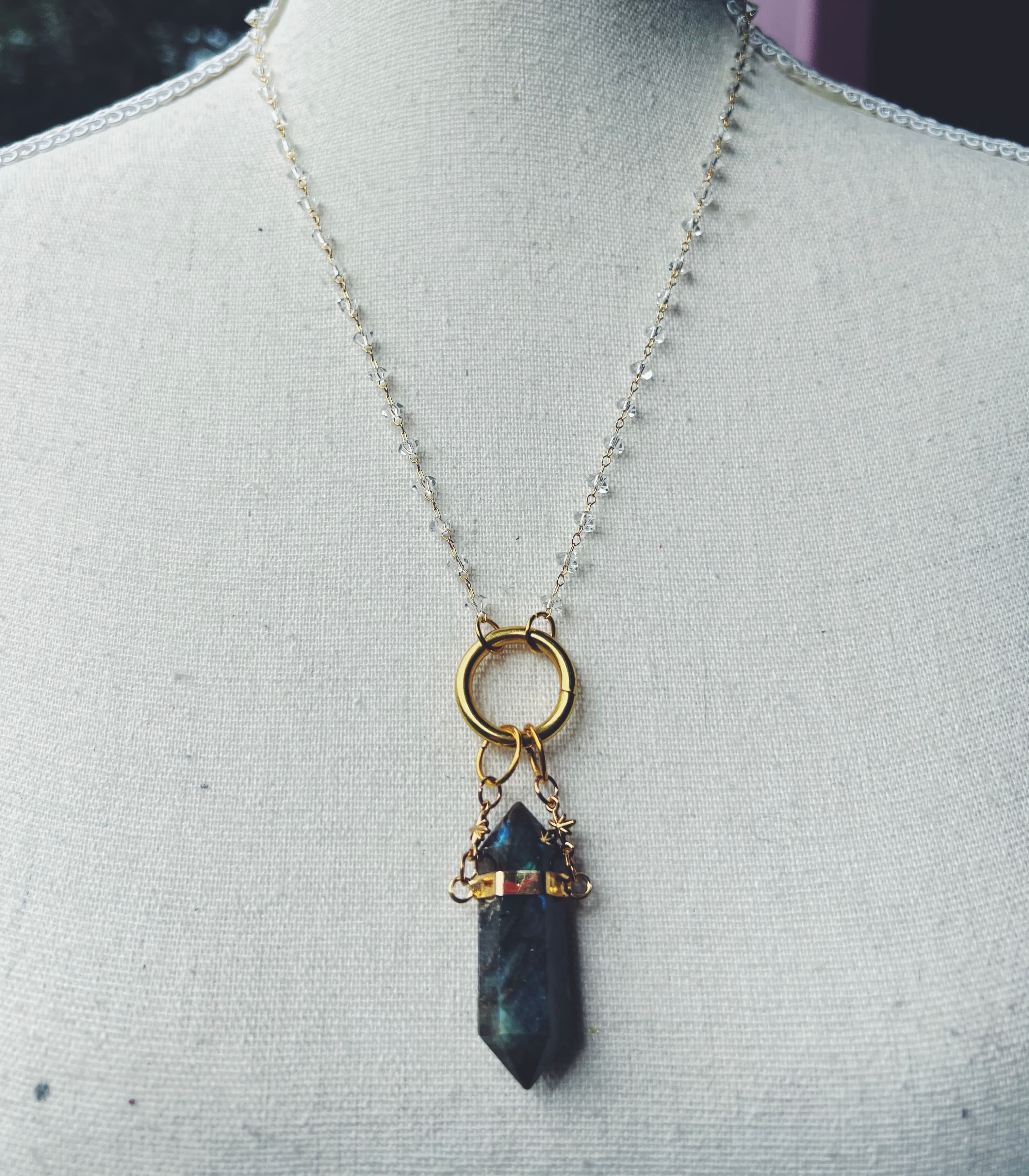 Mini Labradorite Chain